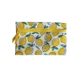 Ipsy Lemon Glam Bag & Kendall + Kylie Clear Makeup Bag